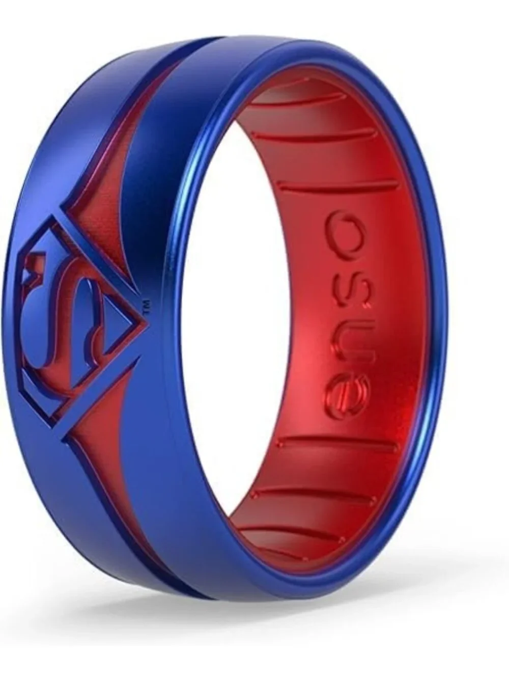 DC Comics Etched Silicone Ring - Comfortable, Breathable, Safe & Stylish